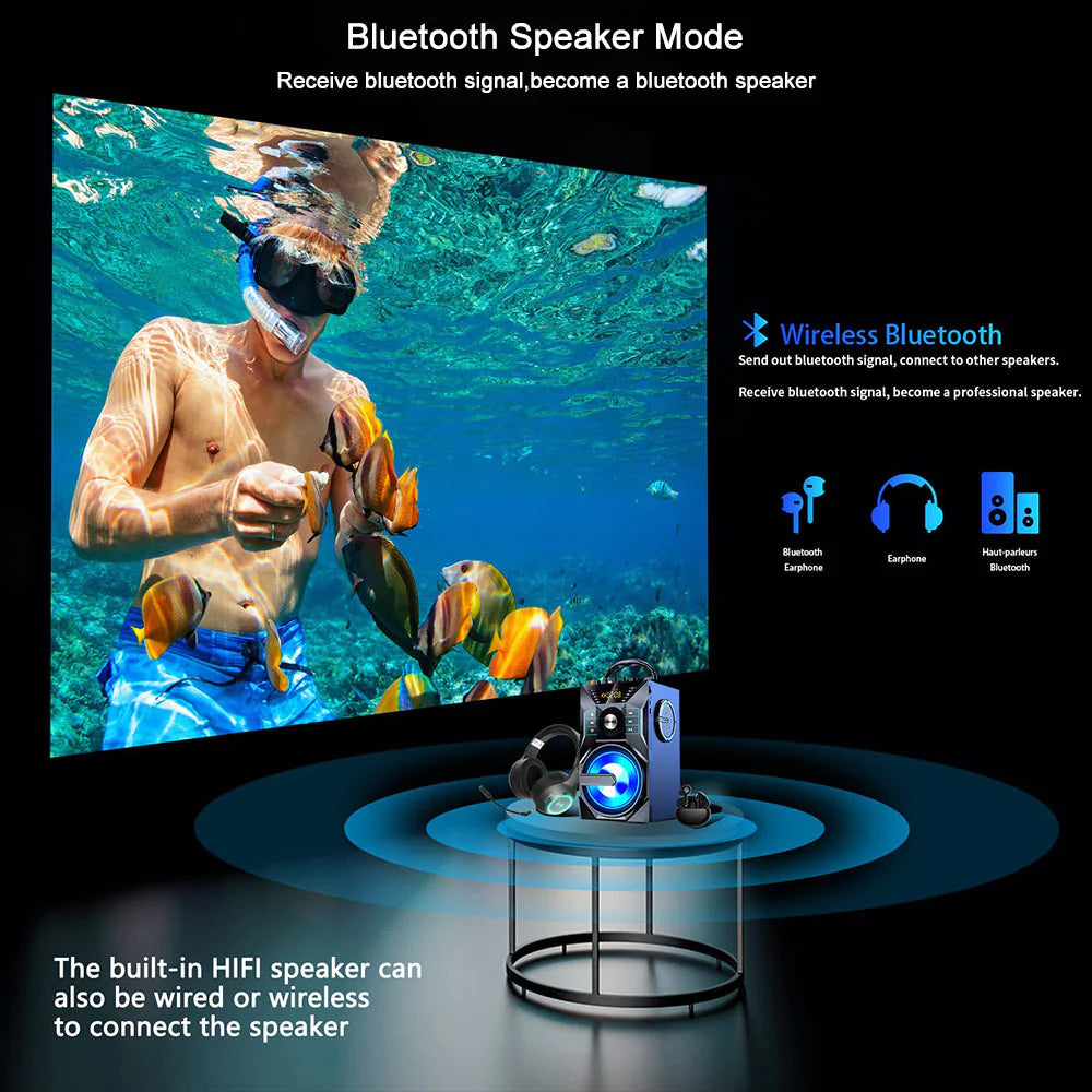 HD Smart Portable Projector